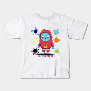 Awkward yeti hip hop Kids T-Shirt